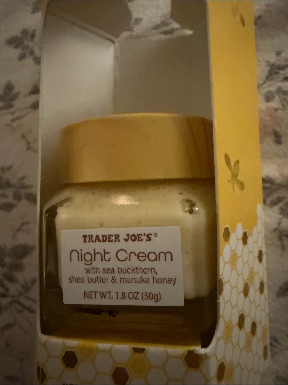 Trader Joe's Night Cream - Yellow Honey Jar